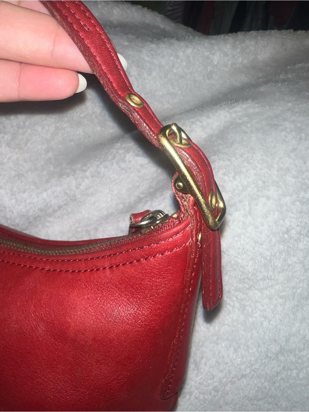 Vintage Y2K Coach mini red legacy No 9844 - Picture 5 of 13